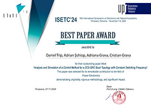 best-paper-power-electronics-ISETC2024